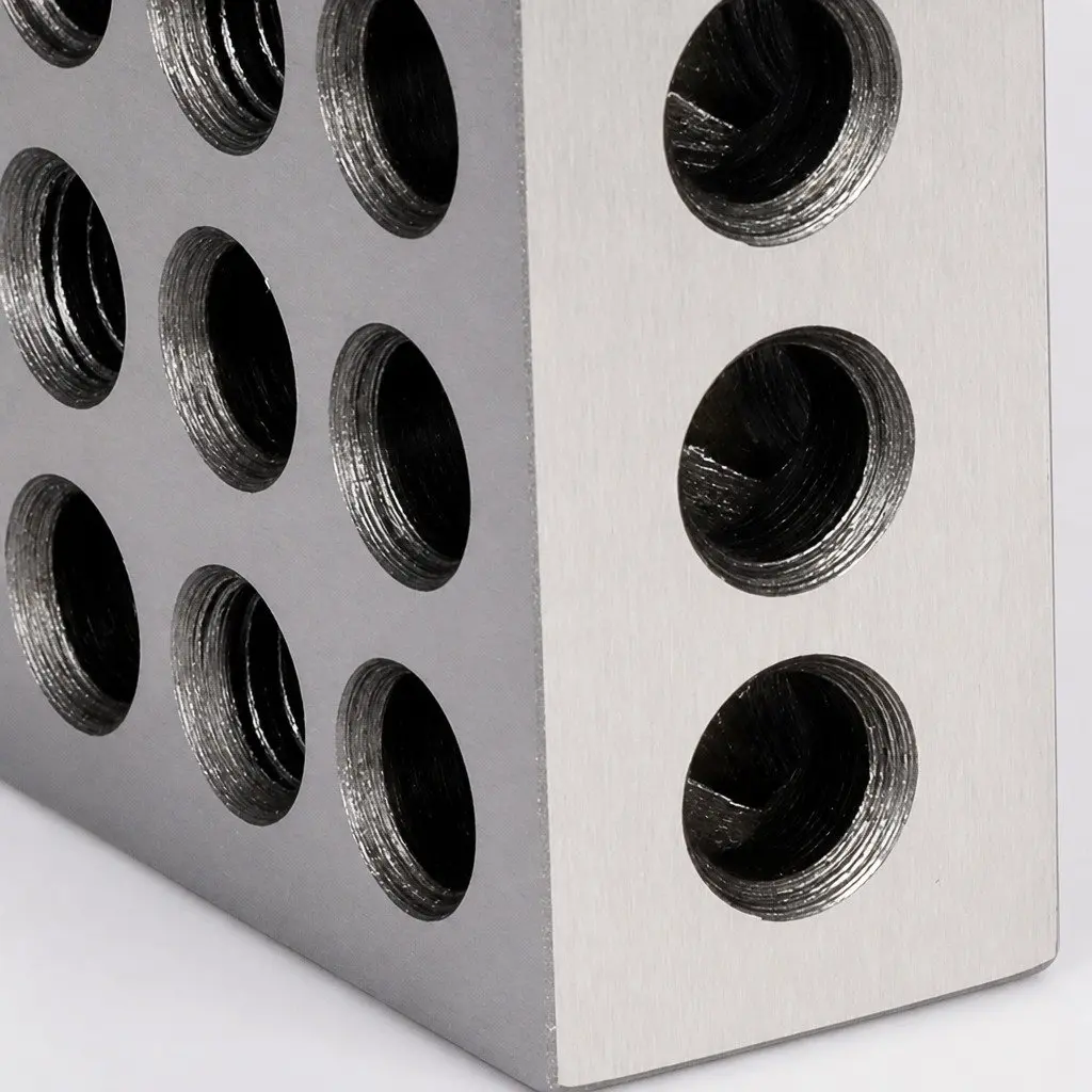 Gage Block Silver 1 Inch x 2 Inch x 3 Inch Precision Tool for Setup Layout Inspection