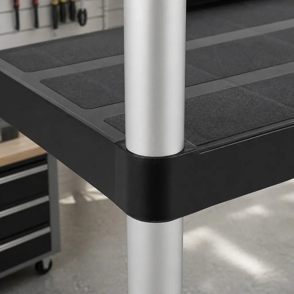 3-Tier Tool Trolley with Lockable Wheels