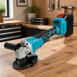 Compact and Reliable 21V Cordless Angle Grinder Kit