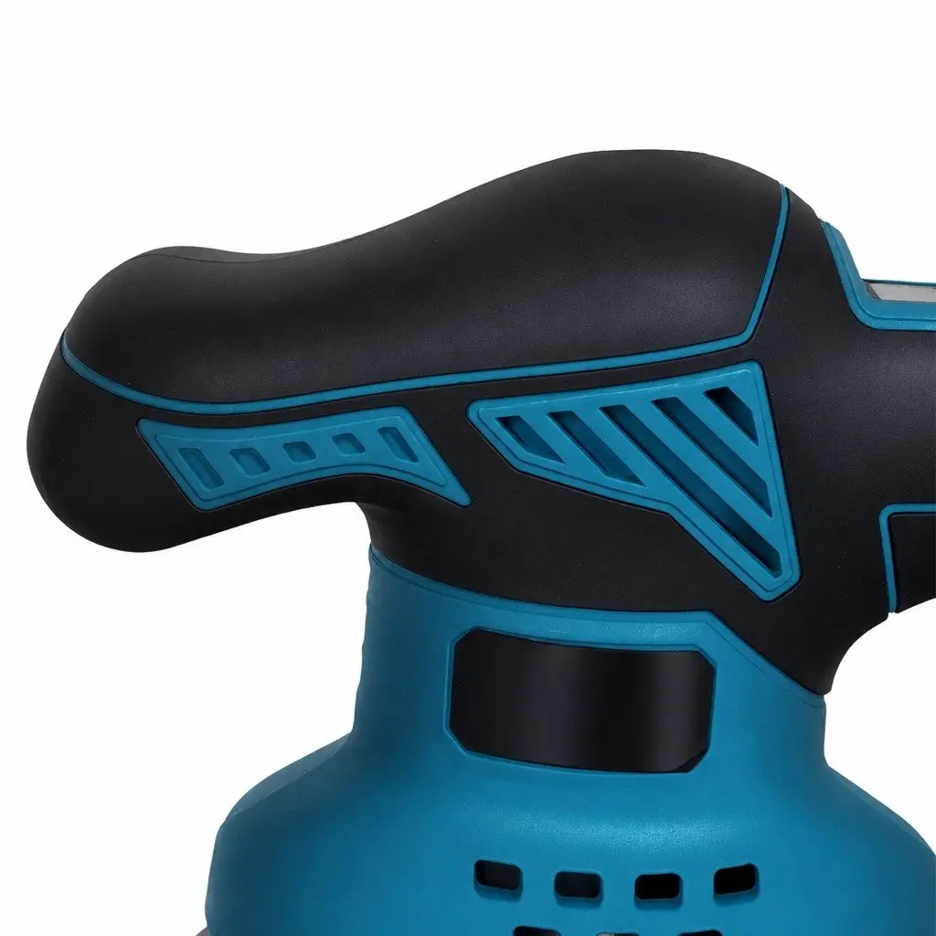 Cordless Car Polisher Blue 6 Inch Brushless Motor 6 Speed Orbital Detailing