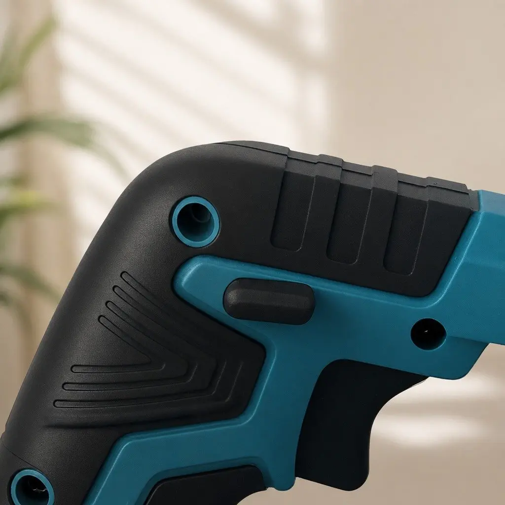 Cordless Reciprocating Saw Blue 21V Variable Speed Tool-Free Blade Change Ergonomic Grip