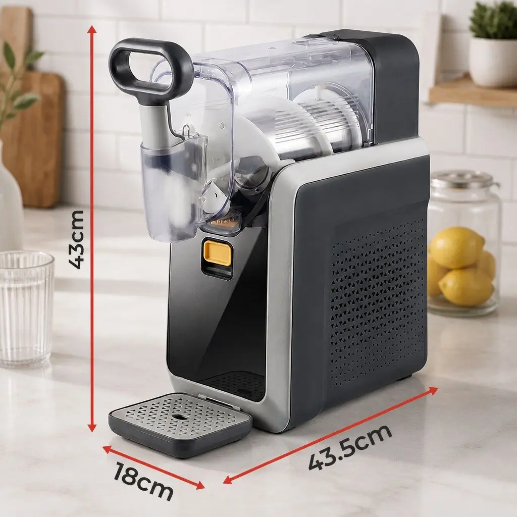 Slush Machine Transparent 2L Touch Control 5 Presets Rapid Chill Frozen Drink Maker