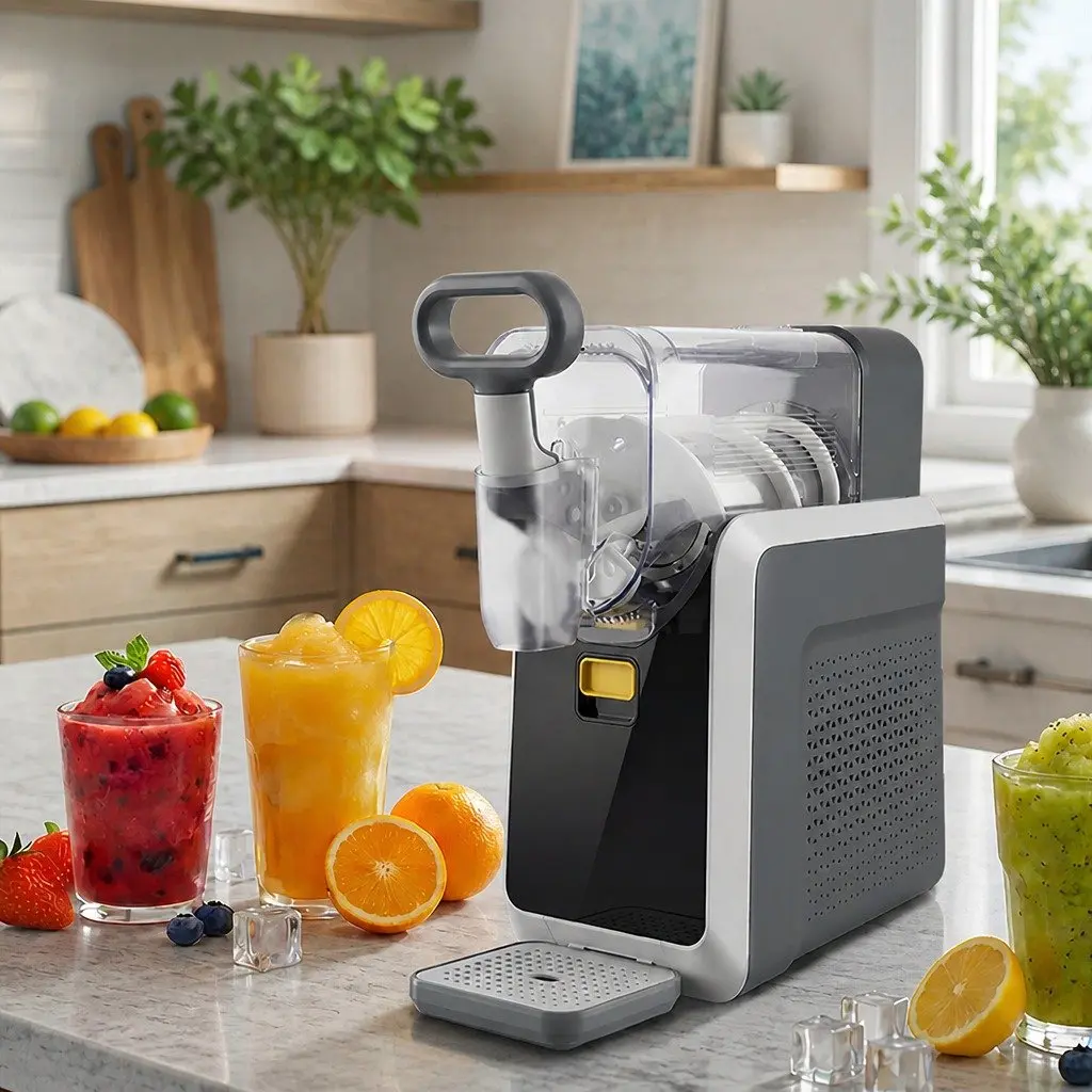 Slush Machine Transparent 2L Touch Control 5 Presets Rapid Chill Frozen Drink Maker