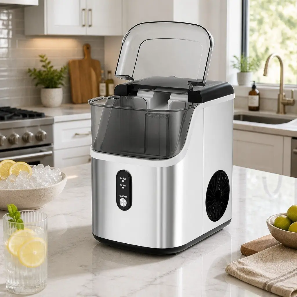 Nugget Ice Maker for Quick Ice Production