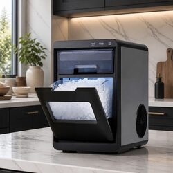 Compact Nugget Ice Maker - Efficient and Easy to Use