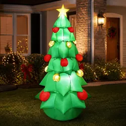 Compact and Bright 2.5M Inflatable Christmas Tree