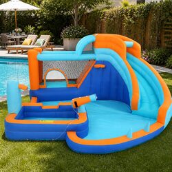 Compact and Engaging Kids Inflatable Water Park