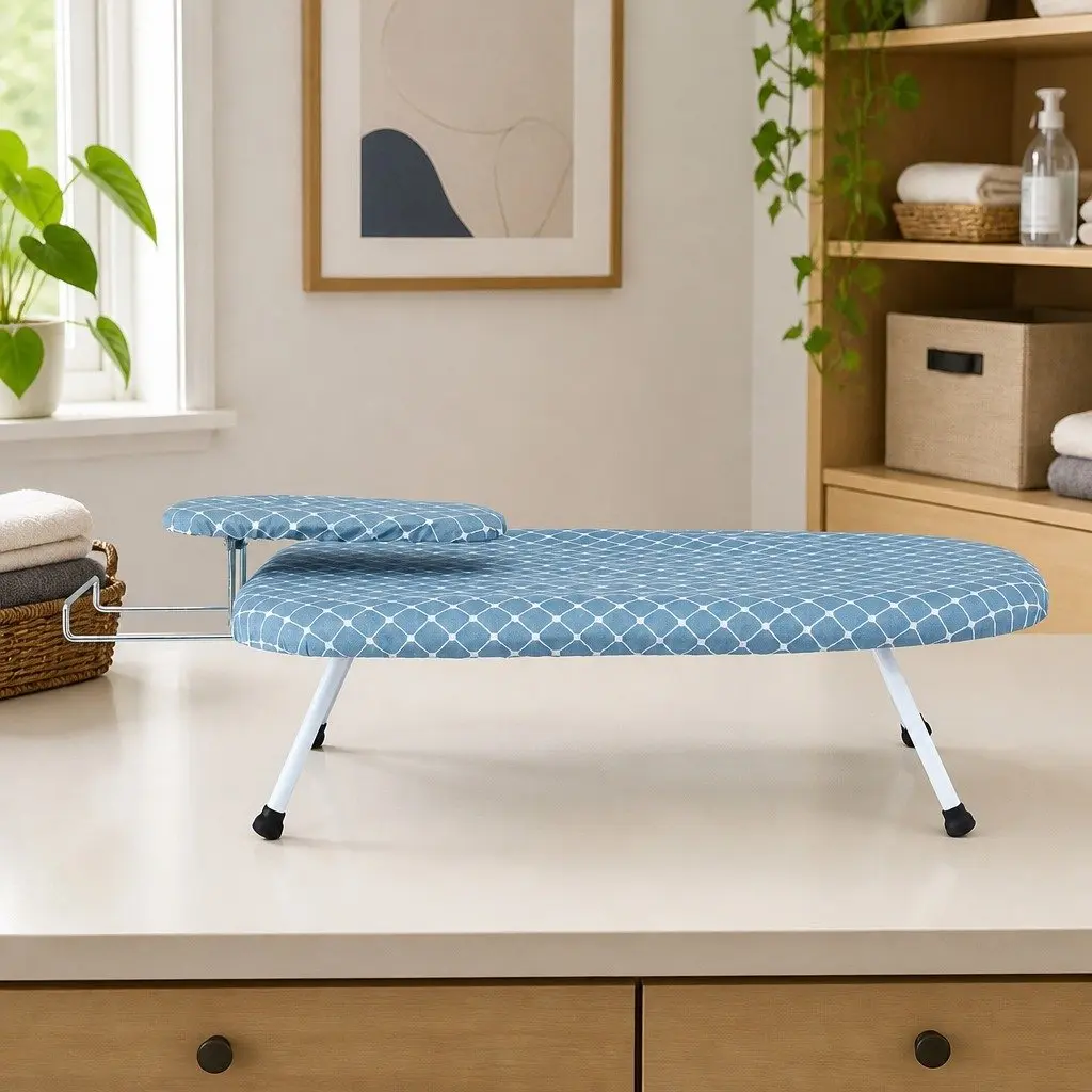 Tabletop Ironing Board Folding Compact Iron Rest Sleeve Board Portable