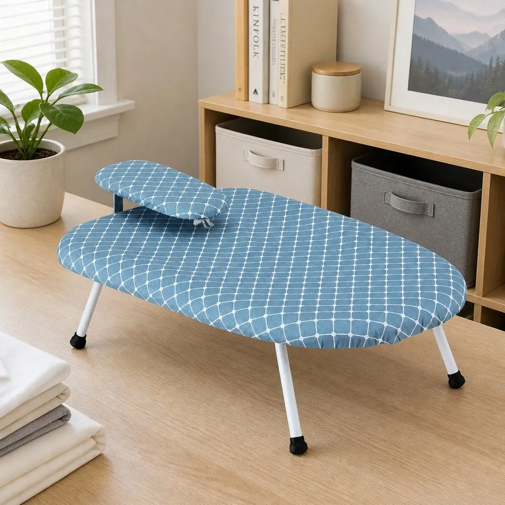 Tabletop Ironing Board Folding Compact Iron Rest Sleeve Board Portable