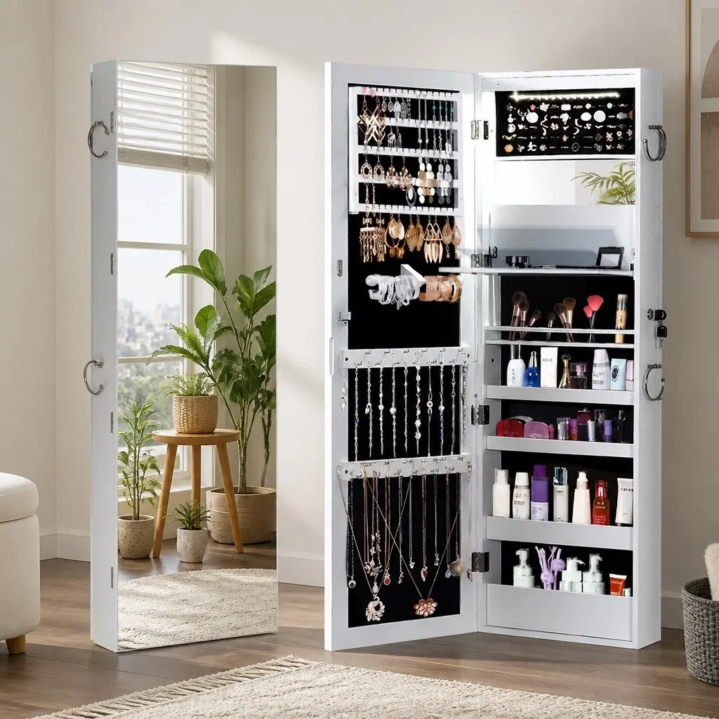 Full-Length Mirror and Organiser for Jewels