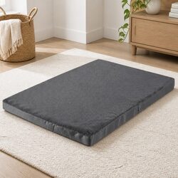 Compact and Comfortable Grey Dog Bed