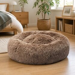 Concise Donut Dog Bed for Small Pets