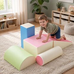 5-Piece Kids Foam Climbing Blocks: Fun and Safe Play