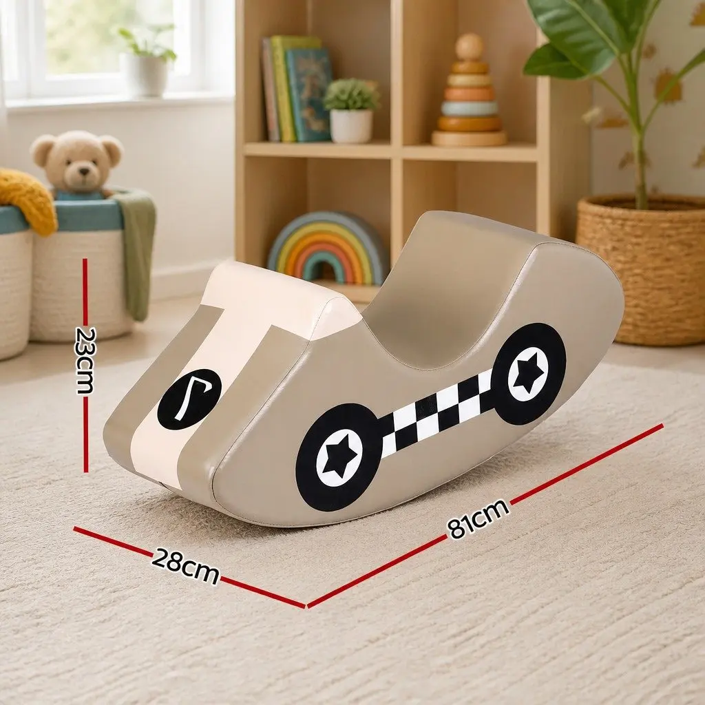Kids Climbing Blocks Khaki Soft Foam Indoor Activity Toy Balance Development
