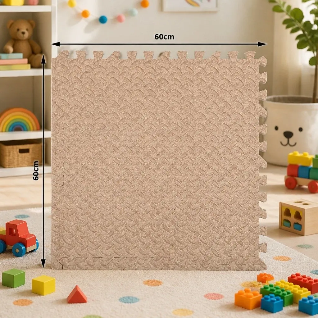 EVA Foam Play Mat Tiles with Easy Setup