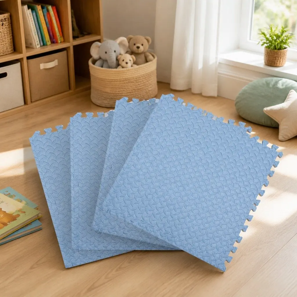 Blue EVA Foam Kids Play Mats