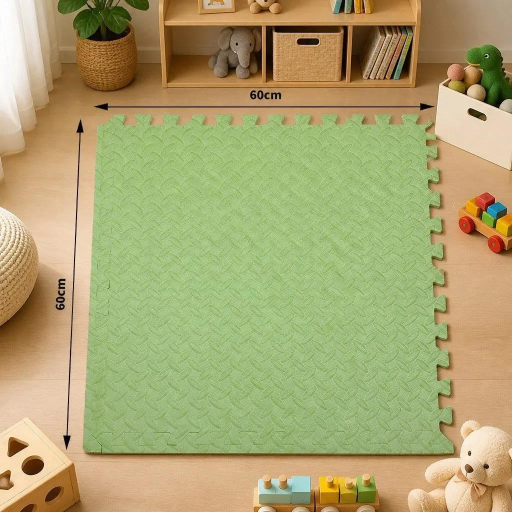 Kids EVA Foam Play Mat Interlocking Soft Activity Mat 60cm Vibrant Colour Options