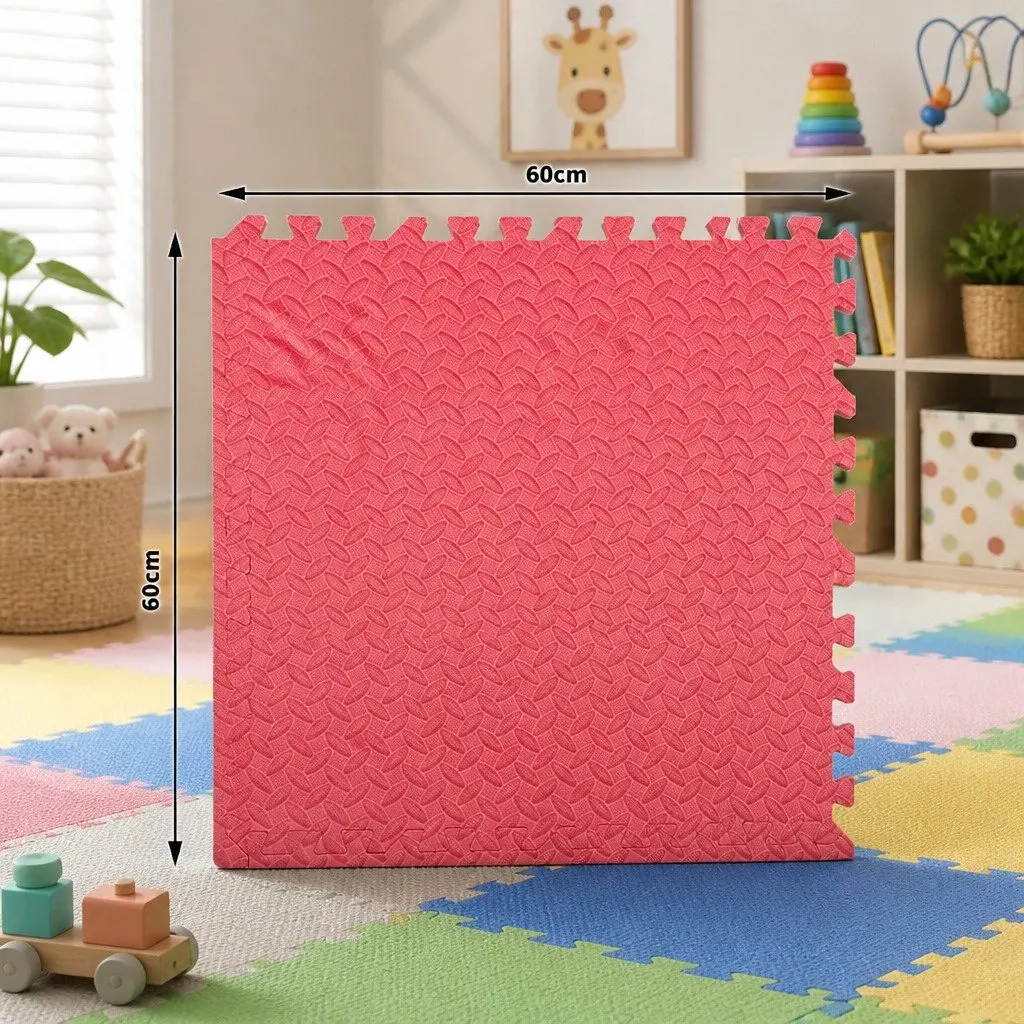 Kids EVA Foam Play Mat Floor Puzzle Tiles Soft Playmat Tummy Time Activity 60cm