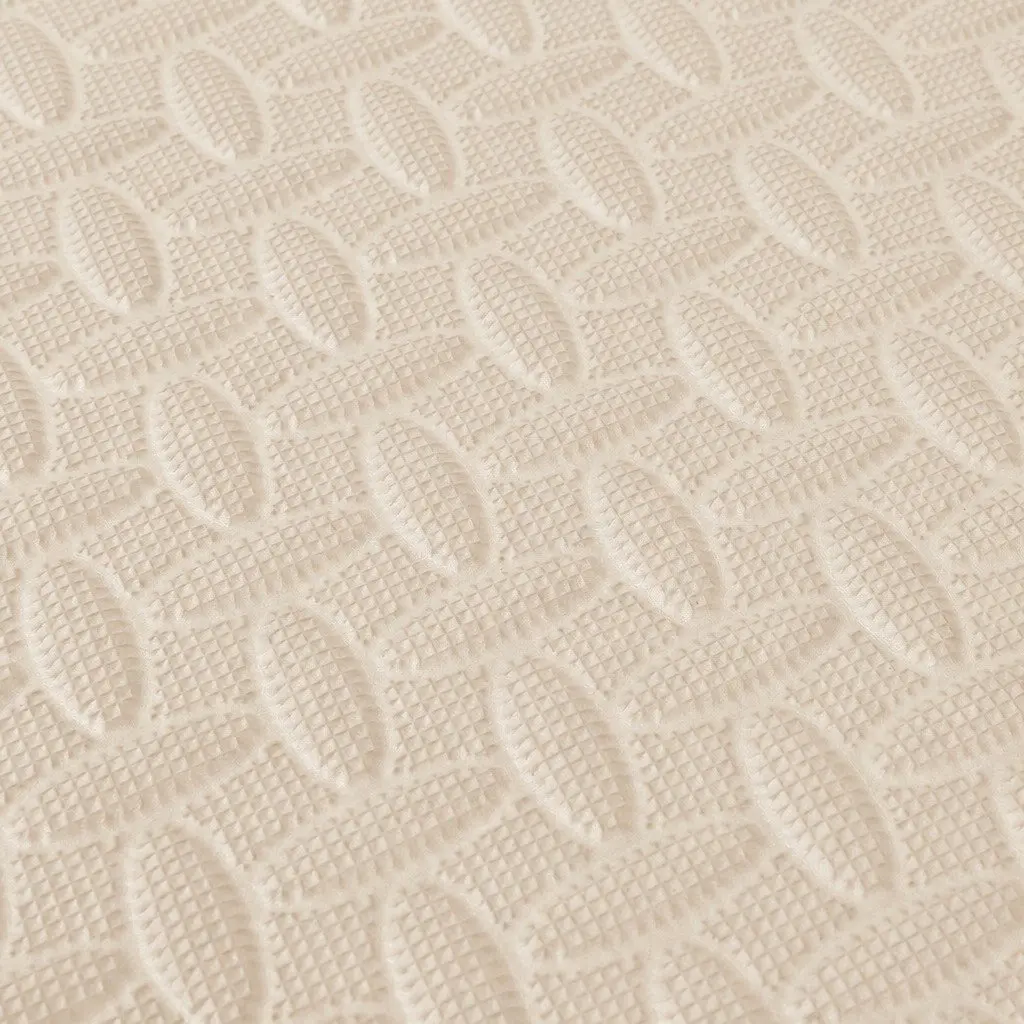 EVA Foam Play Mat Beige 60cm Soft Interlocking Floor Tiles Activity Mat