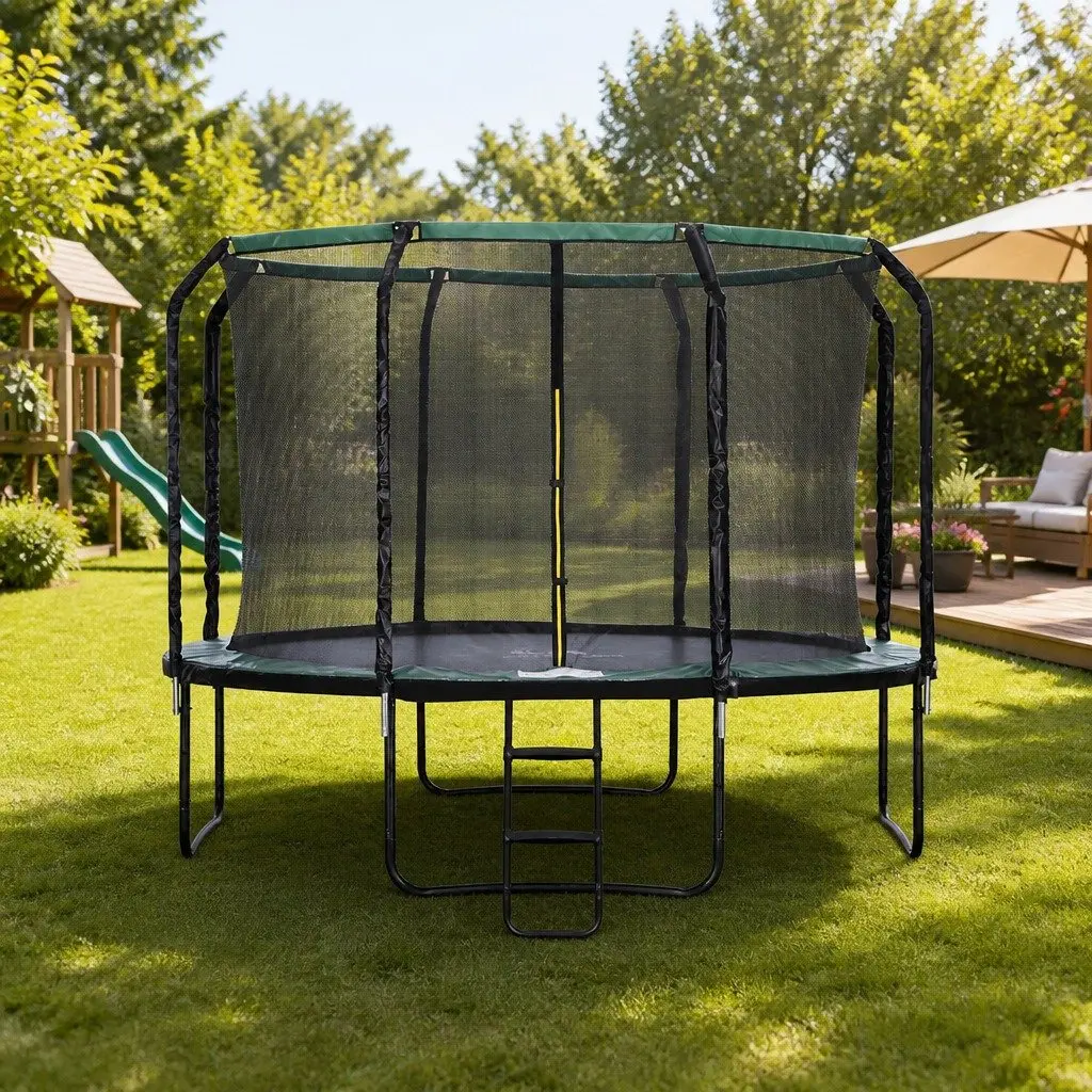 10FT Round Trampoline for Outdoor Activities