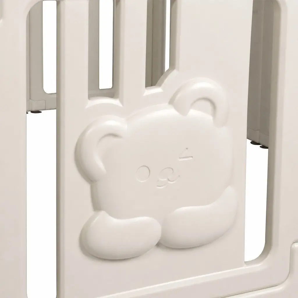 Kids Playpen White 12 Panel Indoor Outdoor Safety Gate Play Yard Fence