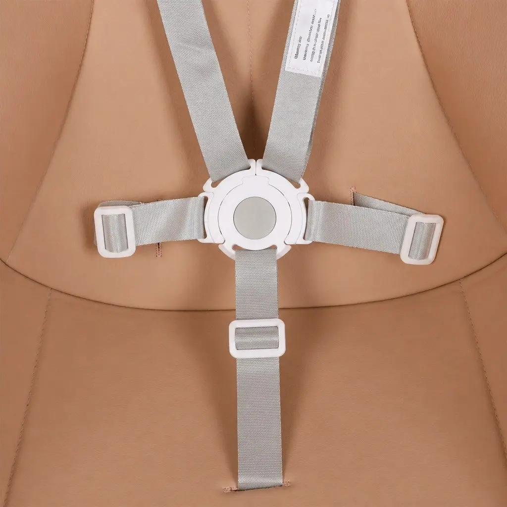 6-In-1 Baby High Chair Pink Removable Double-Layer Tray Safety Harness