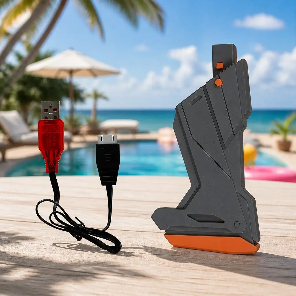 Kids Automatic Electric Water Gun LED Outdoor Summer Beach Pool Party Toy