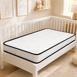 Baby Cot Spring Mattress Firm Support Reversible Infant Sleep Coil Bounce