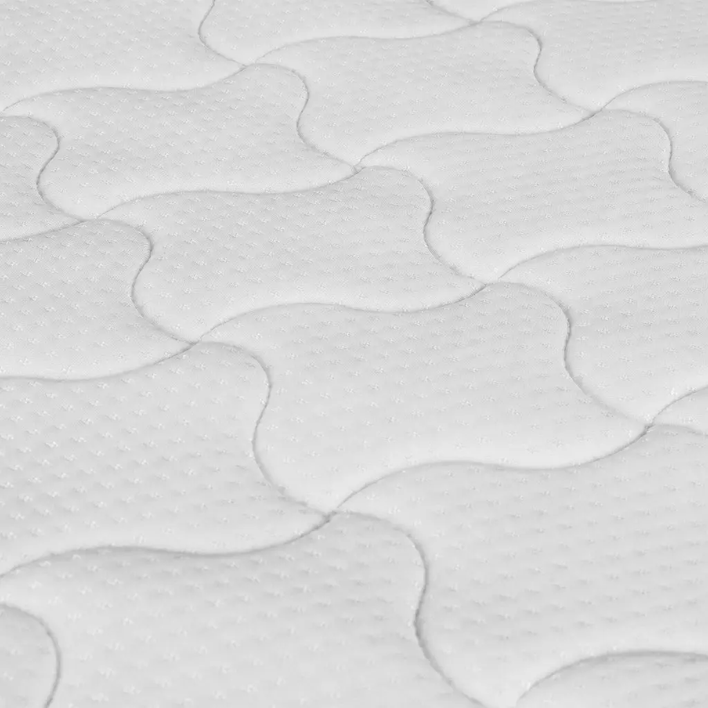 Baby Cot Mattress White 70cm x 130cm Firm Support Reversible Spring Coil