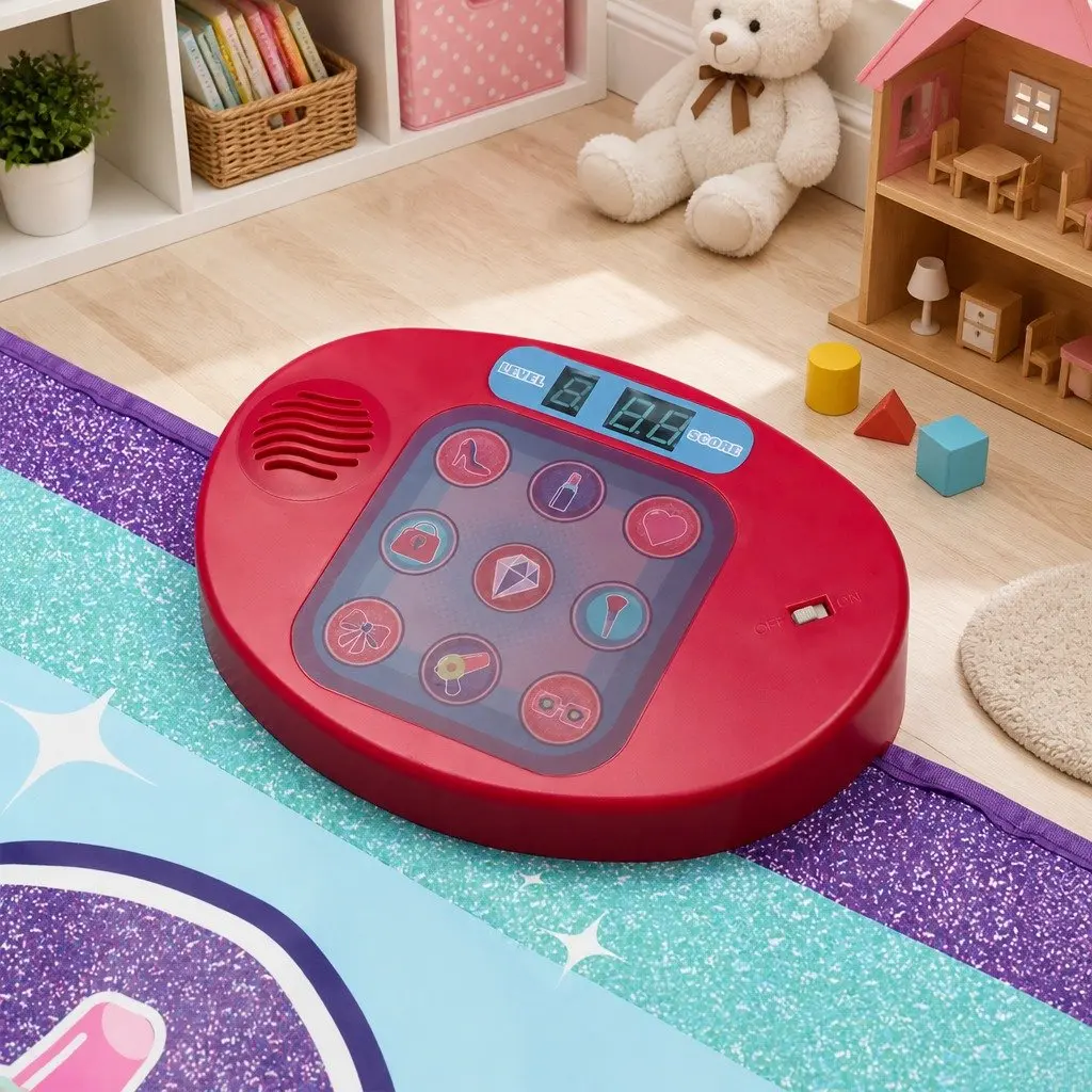 Kids Dance Mat Portable 9 Spots Foldable Educational Music Rhythm Game