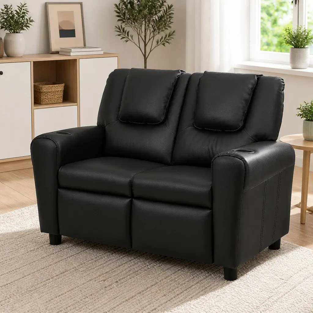 Kids Recliner Chair with Cup Holder