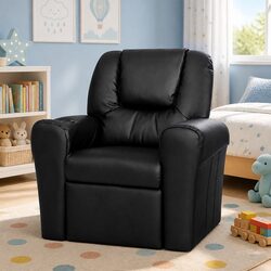Compact Kids Recliner Chair with Built-In Cup Holder