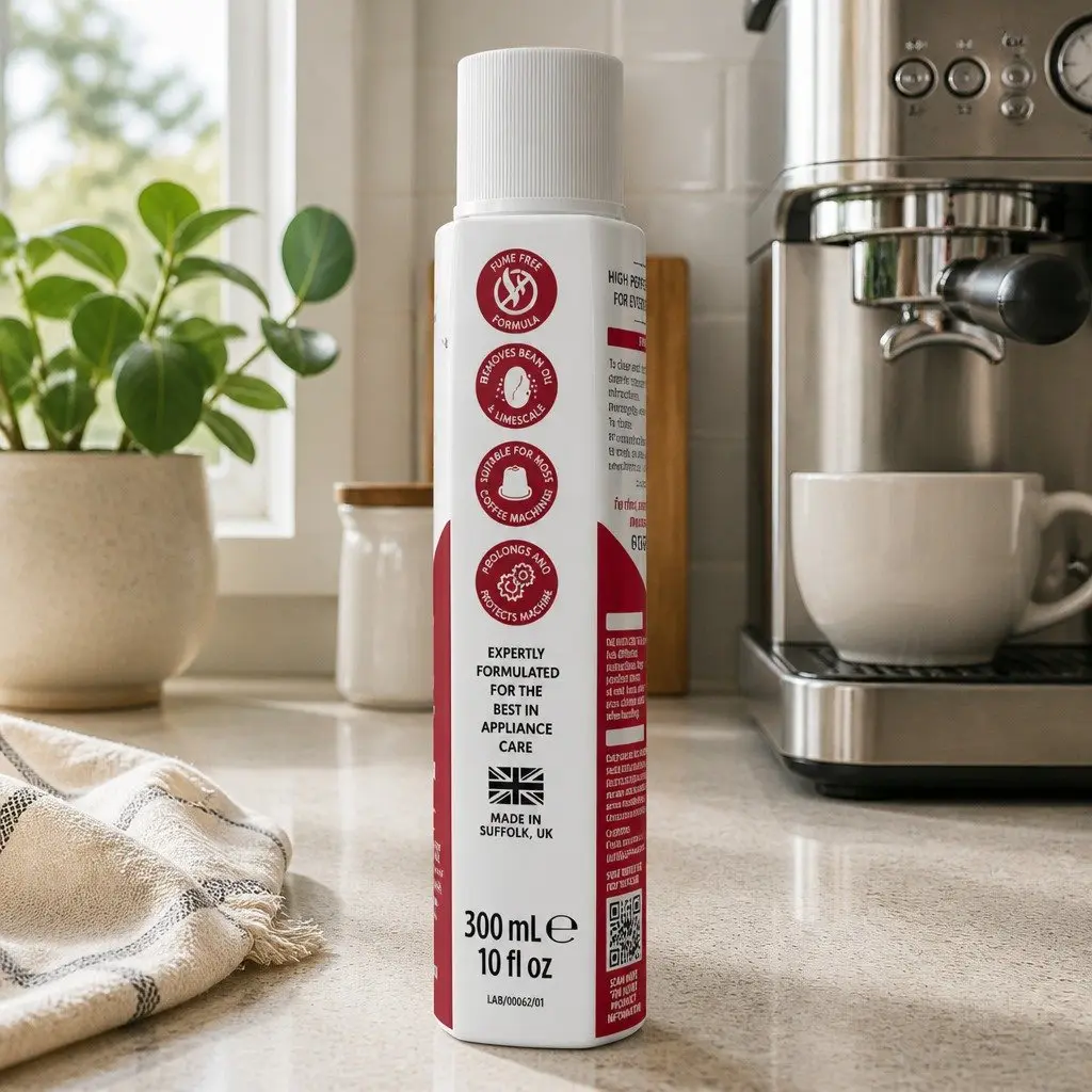 Coffee Machine Cleaner Descaler Liquid 300ml Dual Action Formula Limescale Remover