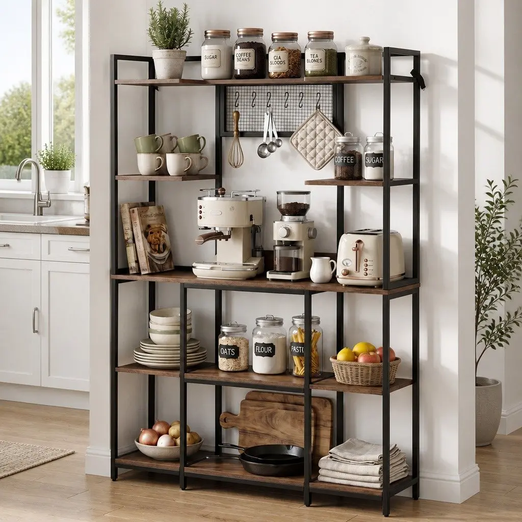 Kitchen Utility Rack with Strong Build
