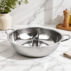 Efficient 34cm Dual Mandarin Pot for All Your Cooking Needs