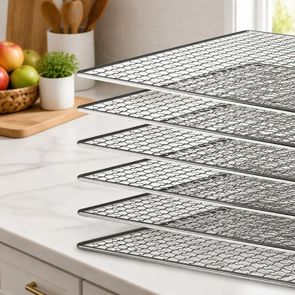 Food Dehydrator Black 6 Trays Digital Temperature Control