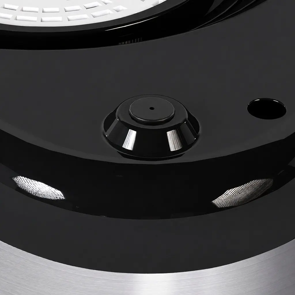 5 Tray Food Dehydrator Black Stainless Steel Digital LED Controls
