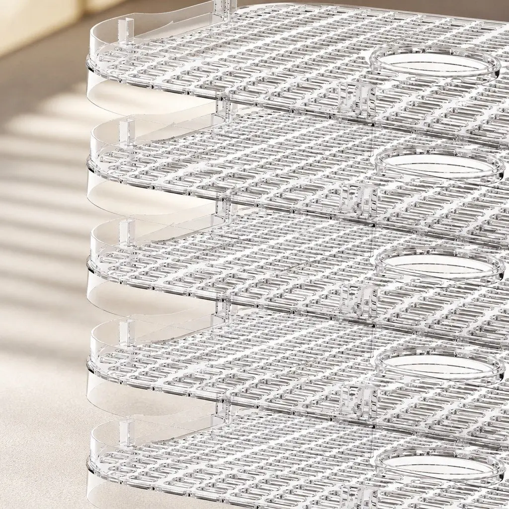 5 Tray Food Dehydrator Black Stainless Steel Digital LED Controls