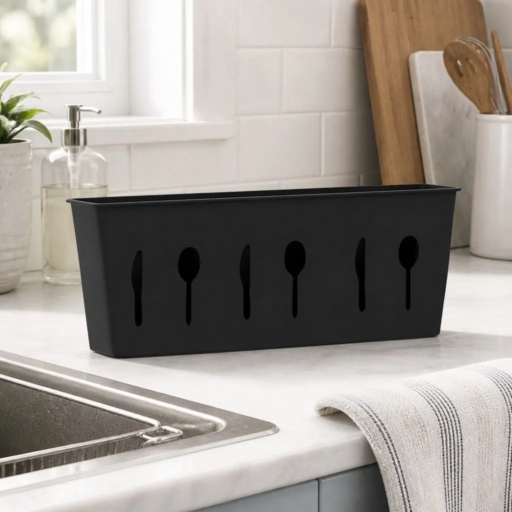 Expandable Dish Drying Rack Drain Bowl Holder Kitchen Countertop Space Saving