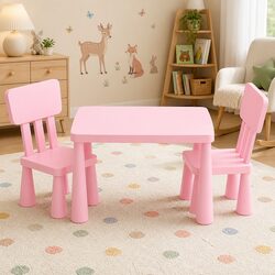Kids Table and 2 Chairs: Simple Yet Stylish