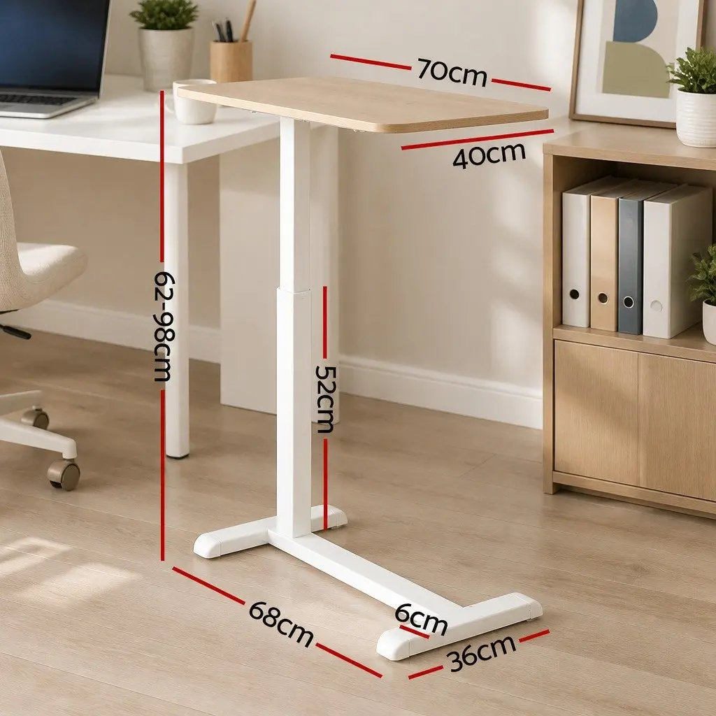 Height Adjustable Mobile Laptop Desk 70cm
