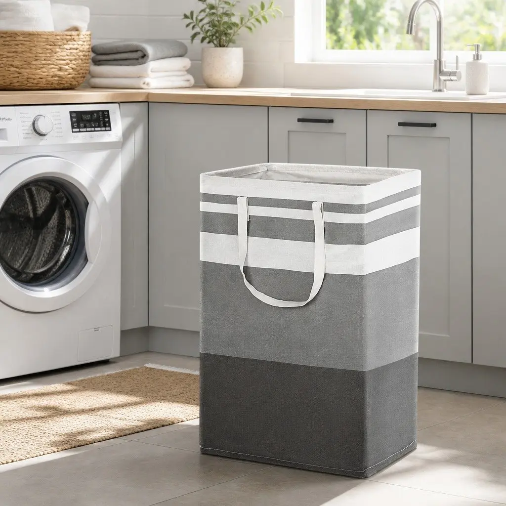 Foldable Laundry Baskets with Easy Carry Handles