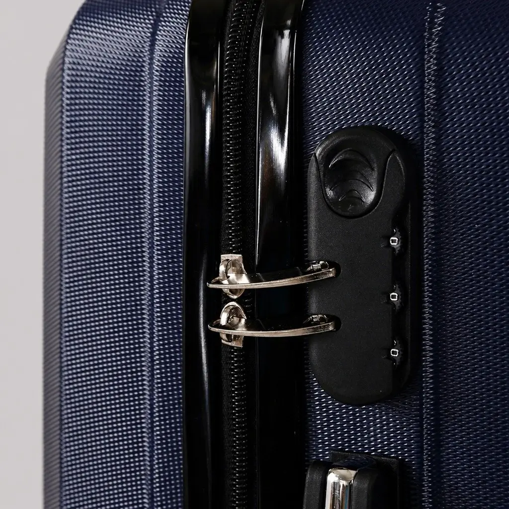 2pcs Luggage Set 20" Suitcase 12" Trolley Bag Travel Carry-on Wheels Handle Lock