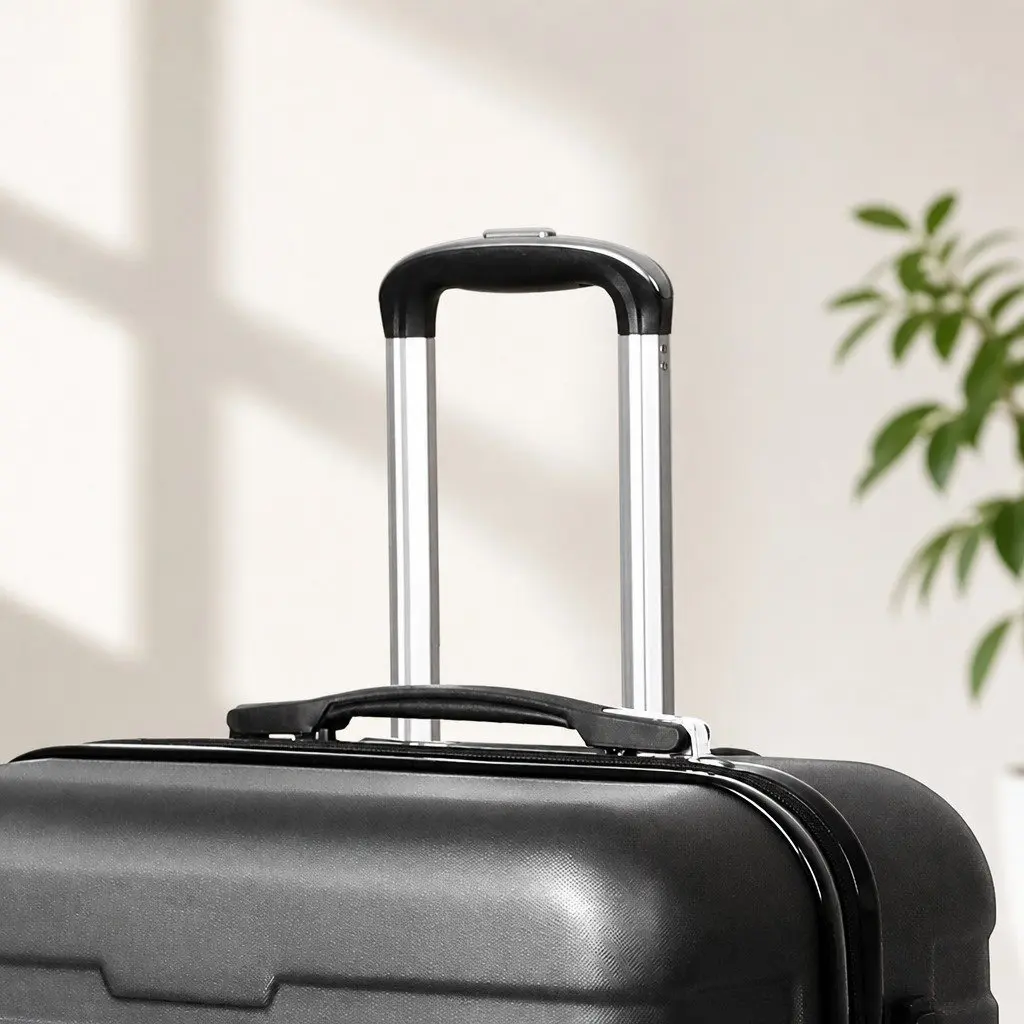 28" Luggage Suitcase Hard Shell Spinner Wheels Retractable Handle Rose Gold