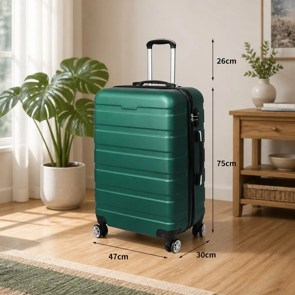 28 Inch Luggage Suitcase Hard Case Travel Trolley Cabin Bag Carry-on Rolling