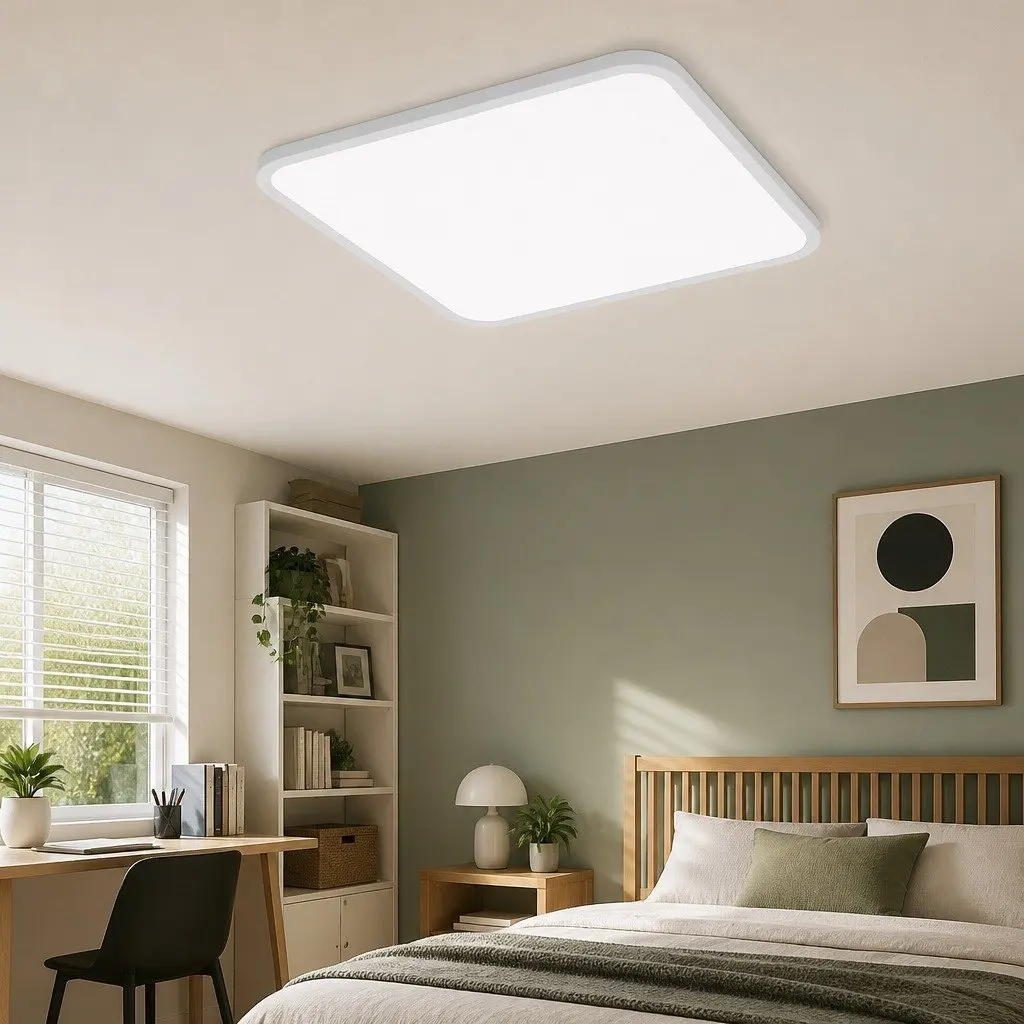 LED Ceiling Light White 30cm 18W Ultra-Thin Flush Mount Panel
