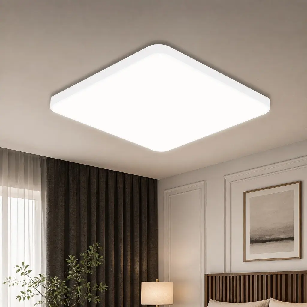 LED Ceiling Light White 30cm 18W Ultra-Thin Flush Mount Panel