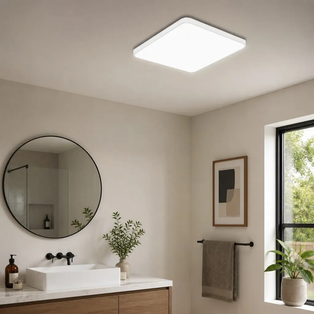 LED Ceiling Light White 30cm 18W Ultra-Thin Flush Mount Panel