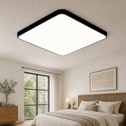 Compact 27W LED Ceiling Light - Cold White Illumination