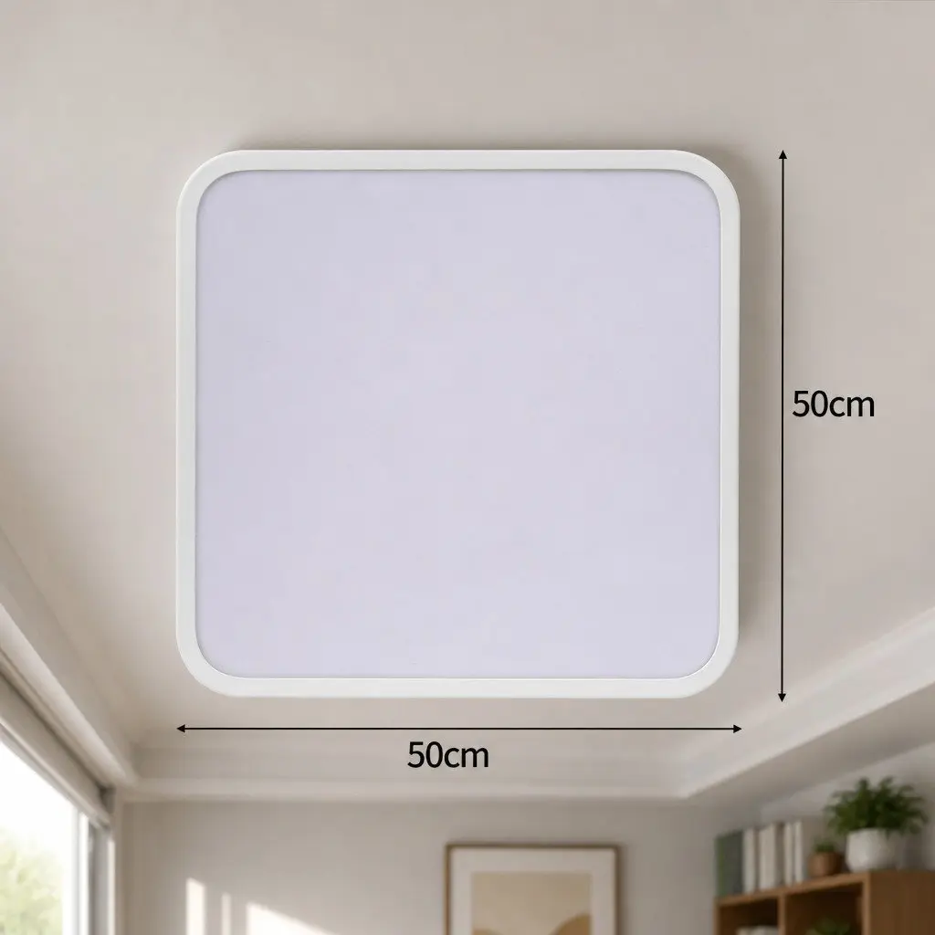 LED Ceiling Down Light 36W Ultra-Thin 5CM Panel Flush Mount Bedroom Kitchen